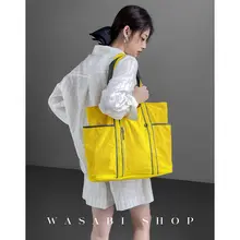 軽量多ポケットトートバッグ【シンプル・防水・ジム用・トラベルバッグ】（セットアップ対応）