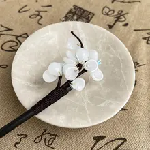 優雅な古風の花飾りヘアピン【女性用・新中式・高級感・クラシックデザイン】