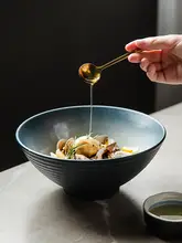ラーメンボウル 家庭用 麺用 陶器 創意特長 レストラン用品