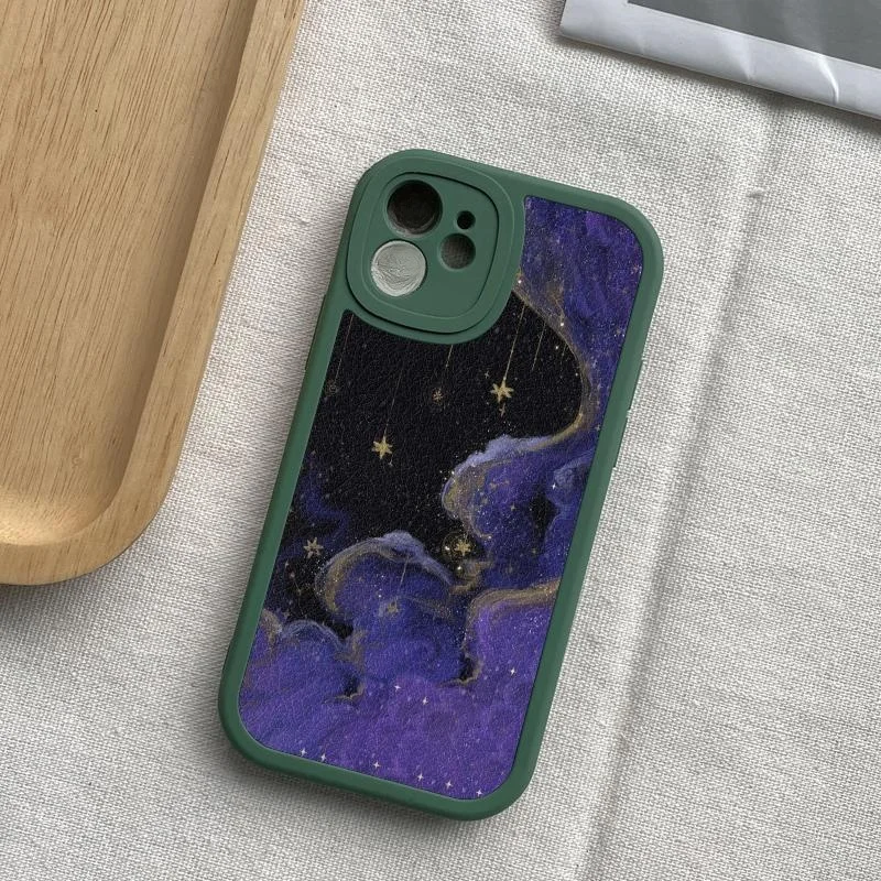 星空デザインのスマートフォンケース：Apple対応のTPU皮革二合一保護壳の実用性と選定基準