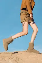 防水雪地靴【中筒・極上の柔らかさ・防滑・タイプレースアップ・冬用】