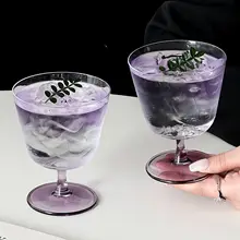高級感漂う紫色のハイボールグラス【軽量・カクテルやコーヒー用】