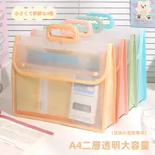 小学生用トートバッグ【透明・防水・試験用書類収納】