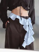 木耳デザインのスカーフ