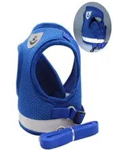 光るデザインの小型犬用ハーネス【トイプードル対応・散歩用・猫兼用】