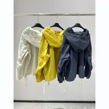 COCO家 MH*L 高密度コットン フード付きジャケット【ショート・ユニセックス・ボタン付き】