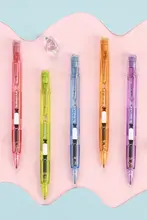 高級感のある自動鉛筆【透明・側押し式・小学生・中学生向け】