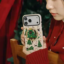 スマホスタンド マグネット式 MagSafe対応 卓上 コンパクト iPhone用 角度調節 ながらスマホ クリスマス おしゃれ 「Ufology」