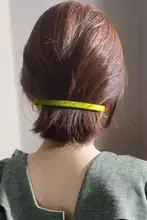 ショートヘア用の後頭部低めポニーテールクリップ【半分留め・ヘアアレンジ】