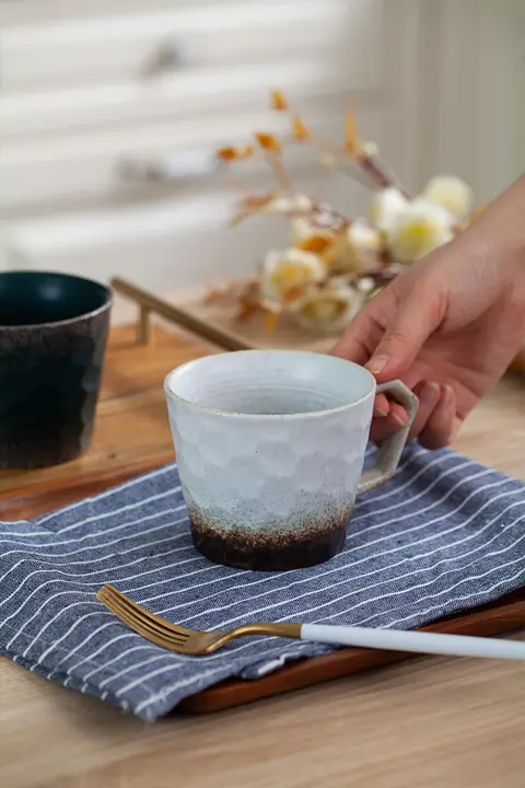 器 家庭用 粗陶 日本式 陶器 ヴィンテージ コーヒーカップ