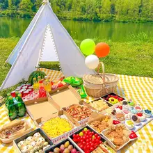 アウトドア 防水ピクニックマット【厚手・キャンプ・ビーチ・ハイキング用】