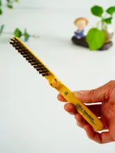 ポータブル折りたたみ式豚毛製細かい歯のヘアコーム【ボリュームスタイル・ヘアケア用】