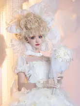 髪飾り ヘアアクセサリー 純白 六芒星 ロリータ 花嫁 ブライダル ハンドメイド 大きめリボン オリジナル