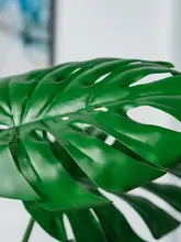 大型フェイク植物 モンステラ インテリア リビング 造花 フロアポット 装飾品