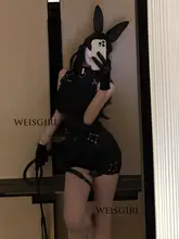 セクシーうさぎ衣装【コスプレ・ボディスーツ・ナイトクラブ向け】（セットアップ対応）