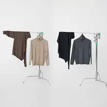 秋冬用メンズタートルネックニットセーター【裏起毛・厚手・無地・ベーシックスタイル】