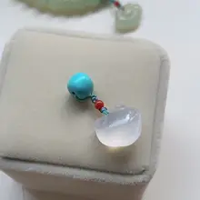 高品質の緑松隔珠ペンダント【DIY用・手作りブレスレット・お洒落アクセサリー】