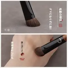 竹凤堂 フェイスブラシ F821【細部仕上げ用・シェーディングブラシ・小馬毛・サイドフェイス】