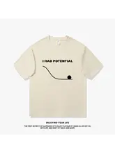 コットン製 ショートスリーブ Tシャツ【高司令デザイン・スタイリッシュ】