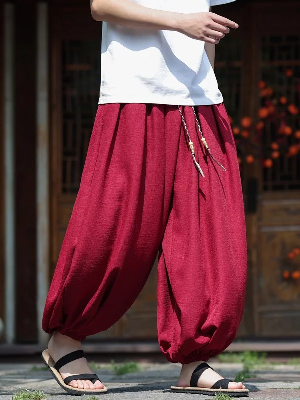 汗をかいても臭わない服：中国風テクスチャー透湿ワイドレッグパンツの実際の性能と使い方