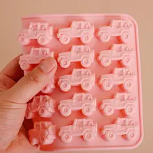 食品グレードのシリコン型【子供向けカートゥーン車・高耐熱・ノンスティック】
