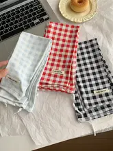 ブルーチェック UVカット アームスリーブ【アウトドア用・冷感素材】（セットアップ対応）