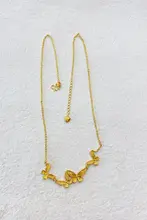 蝶モチーフのブレスレット・ネックレス・リング・イヤリング【サーキュラーデザイン・四葉のクローバー・ウェディング用】（セットアップ対応）