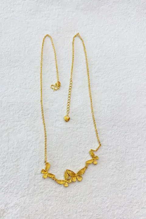 蝶モチーフのブレスレット・ネックレス・リング・イヤリング【サーキュラーデザイン・四葉のクローバー・ウェディング用】（セットアップ対応）