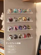 アクリル製 透明収納ケース【デスクトップ用・カード＆バッジスタンド】