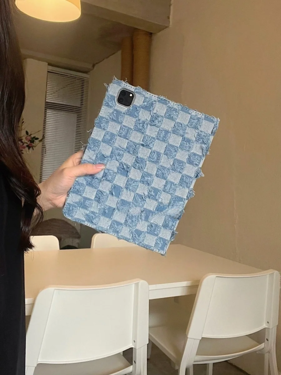iPad Pro 11インチ ケース 耐衝撃 おすすめは？牛仔格子デザインのフラップカバーが本当に安心できるのか？