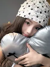 白色レースドットデザインの夏用キャップ【通気性・女性用】