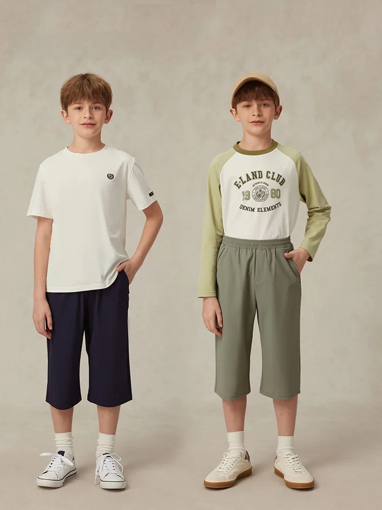 小学6年生の男子が選ぶ、通学とオフシーンで使える「シンプルでクールな七分パンツ」は？