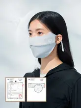 UVカットフェイスマスク【女性用・夏用・薄手・多面保護・運転対応】