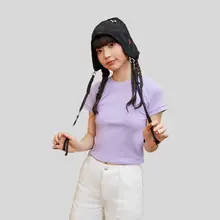 美特斯邦威 レディース短袖Tシャツ【夏用・快適・タイトフィット】