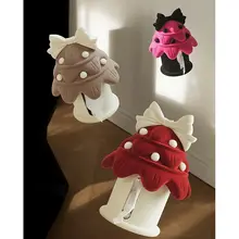 木の家デザインのティッシュボックス【ふわふわ素材・インテリアアクセント】