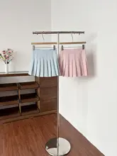 コーディネートしやすい！ウエストテープ付きプリーツスカート【高腰・スイートスタイル・学院風】（セットアップ対応）