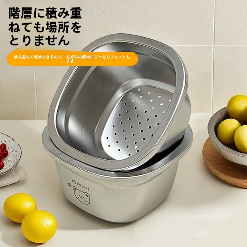 304ステンレス製二重ストレーナー ミニフルーツ洗浸水器の実用性と耐久性を徹底解説