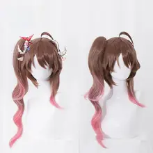 コスプレ用 エイヤフィヤルダ 気品あるウィッグ【馬尾クリップ付き・極上の柔らかさ】