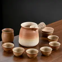 家庭用 茶器セット【直火対応・サイドハンドル・煮茶器】（セットアップ対応）
