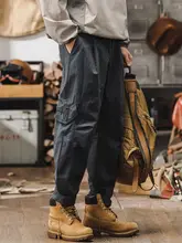 アメリカンスタイルのビンテージ工装パンツ【秋用・ストレート・ゆったりシルエット】