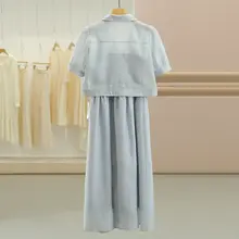 ラムウールコートとキャミソールワンピース【極上の柔らかさ・春秋用】（セットアップ対応）