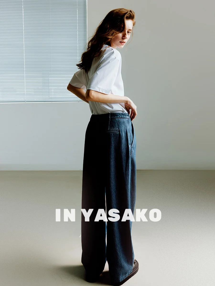 骨格ストレートデニムの特徴と実用性：INYASAKOのコットン使用直筒パンツを徹底解説