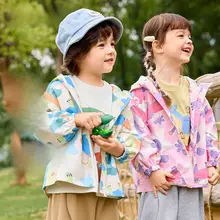春用 子供用 フルプリント ジャケット【防水仕様・男の子用】