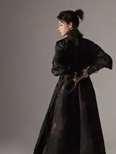刺繍入り漢服【男女兼用・秋用・金糸使用】