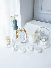 ジュエリーディスプレイスタンド【フレーム・ピアス＆ネックレス＆リングトレイ・撮影用小物】