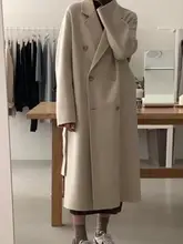 秋冬向けビンテージスタイルのジャケット【ダブルボタン・ゆったり・ウール混・カジュアル】