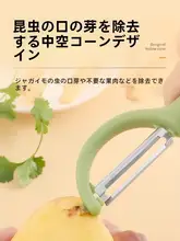 ステンレス製皮むき器【多用途・キッチン用・果物・野菜】