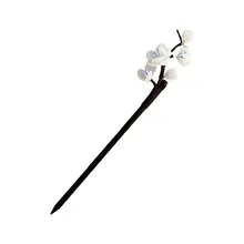 優雅な古風の花飾りヘアピン【女性用・新中式・高級感・クラシックデザイン】