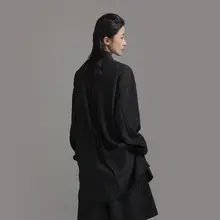 長袖オーバーサイズシャツ【高級感・男性用・ゆったりシルエット】