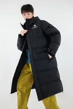 Camel 白鹅绒使用のアウトドア向け 極寒防寒ロングダウンジャケット【男女兼用・厚手】